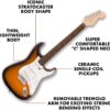 Stratocaster Electric Guitar, Beginner Guitar, with 2-Year Warranty, 2-Color Sunburst with Matte Finish, OEM/ODM