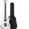 61eDgd+aPIL._AC_SL1500_ Electric Guitar, Matte Finish 39 Inch Metal Electric Guitar Beginner Kits with Bag, Strings, Strap, Cable, Strings Dampener for Rock Music Lover, (Matte White)