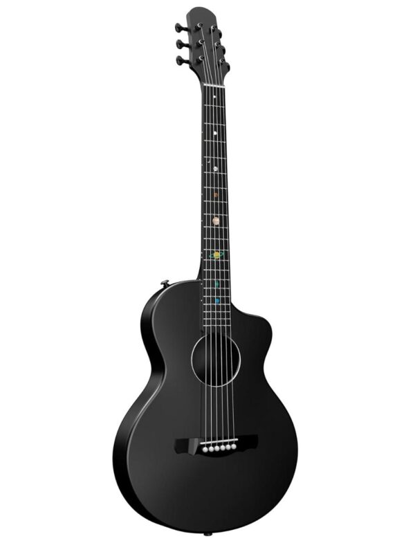 Acoustic Guitar, 38-inch Steel-string Guitarra,Durable 6-string Ultra-thin Guitar for Beginners (Black), OEM/ODM
