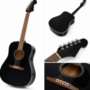 Acoustic Guitar, Beginner Guitar, 2-Year Warranty, Black OEM/ODM