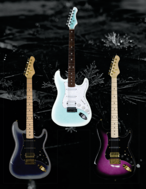 ST-300 Strat-Style Electric Guitar Vintage White Beginner Students OEM ODM