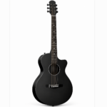 Acoustic Guitar, 38-inch Steel-string Guitarra,Durable 6-string Ultra-thin Guitar for Beginners (Black), OEM/ODM