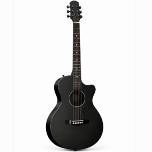 Acoustic Guitar, 38-inch Steel-string Guitarra,Durable 6-string Ultra-thin Guitar for Beginners (Black), OEM/ODM