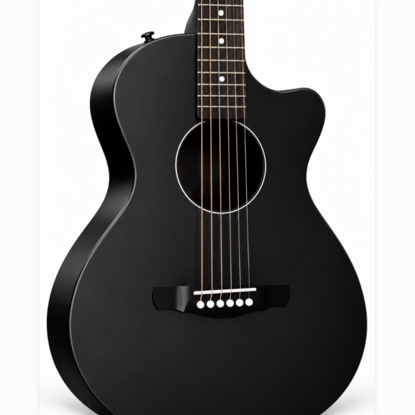 guitar-3 Acoustic Guitar, 38-inch Steel-string Guitarra,Durable 6-string Ultra-thin Guitar for Beginners (Black), OEM/ODM